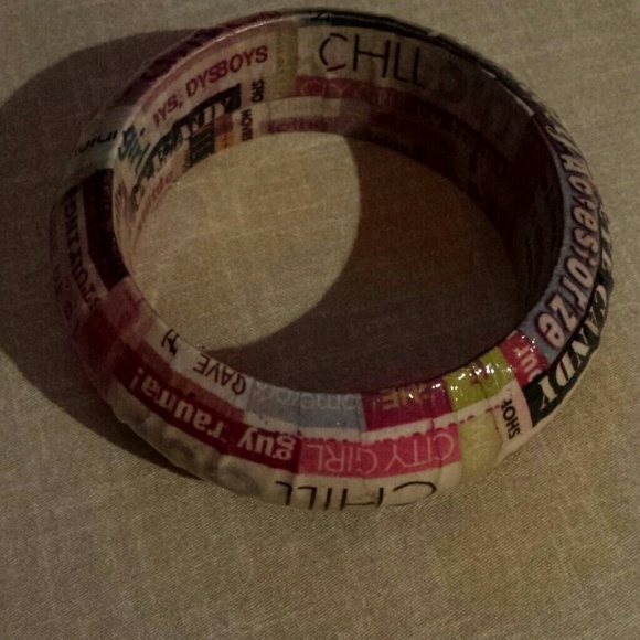 Decoupage bracelet
