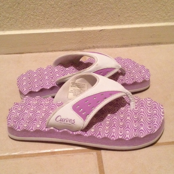 Curves for Women Purple Ergonomic Sandal