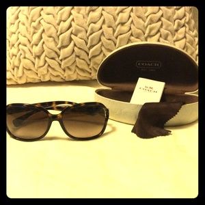 Coach Selma Sunglasses & Coach Case