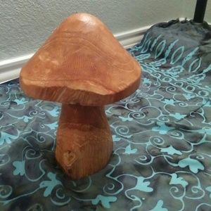 Wooden Mushroom!