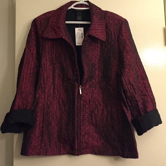 ✂️5/30 SALE Iridescent dressy zip jacket