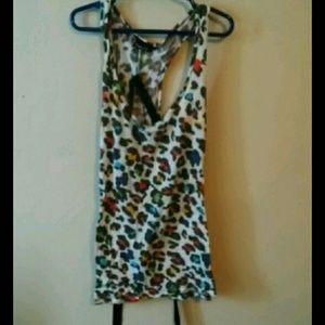 Cheetah Print Tank Top