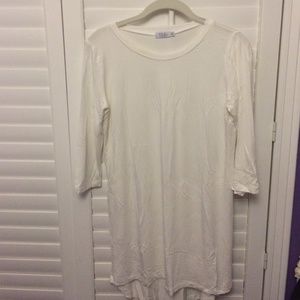 Tobi White Shirt Dress