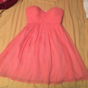 Donna Morgan Salmon Chiffon Dress