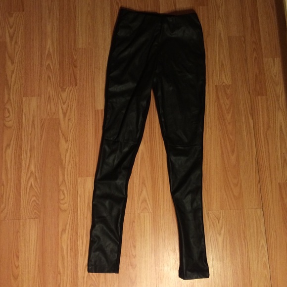 Pleather leggings