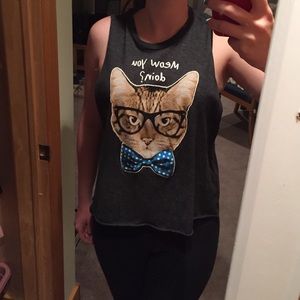 Sleeveless summer tee