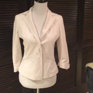 Lightweight Cream Blazer