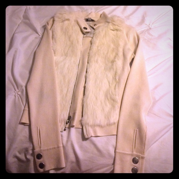 Bebe off white jacket