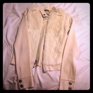 Bebe off white jacket