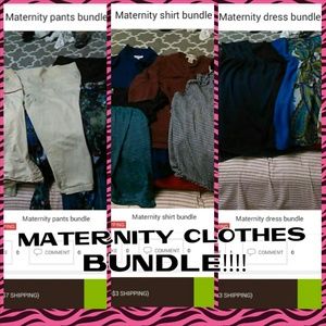 Maternity clothes bundle