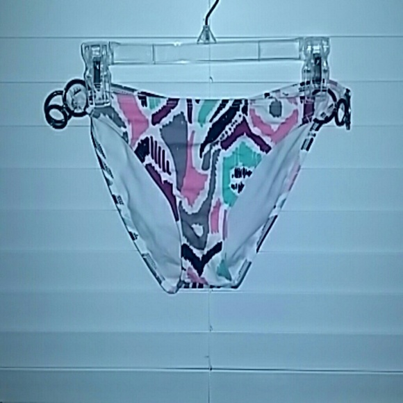 Multi colored bathing suit bottoms