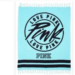 NWT Victoria's Secret PINK Mint Festival Blanket