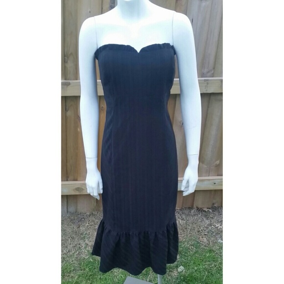 Black cocktail dress