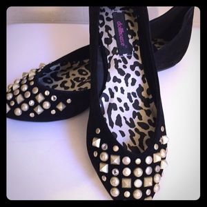 Nice jeweled flats by Dollhouse