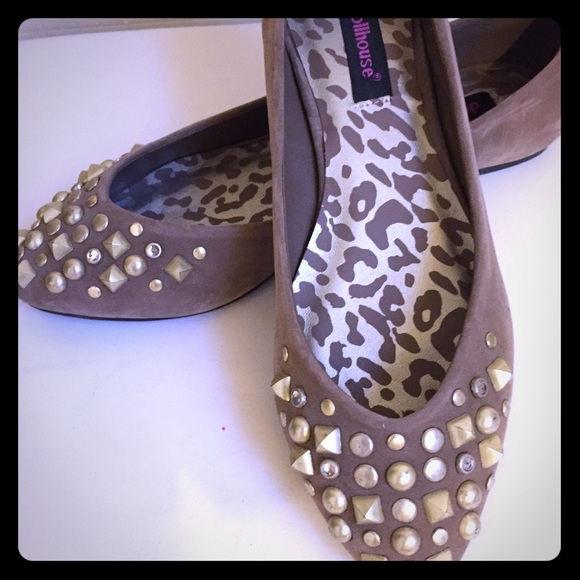 Nice jeweled flats by Dollhouse