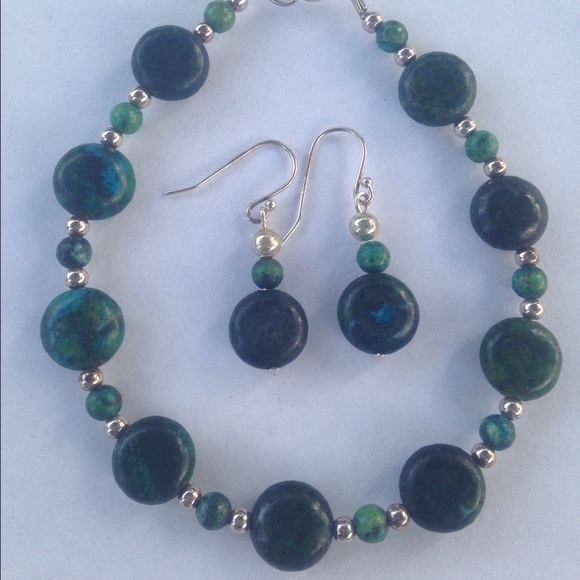 Cindylou's Design Jewelry - 925 SS Australian Jasper Set