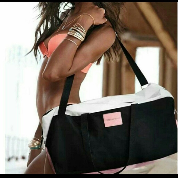 Victoria Secret Getaway Duffle Gym Bag Tote