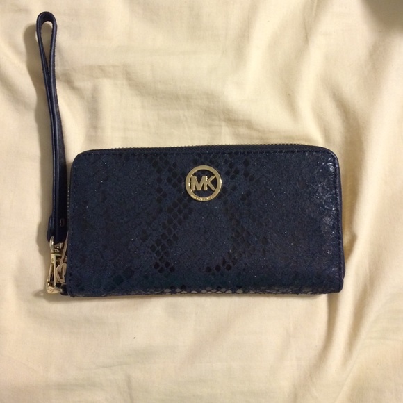 Michael Kors Embossed Leather Phone Case