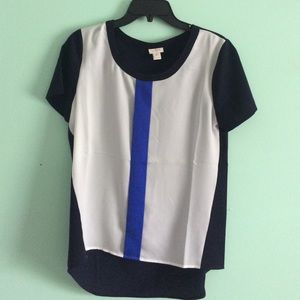 Hi Low J. Crew blouse