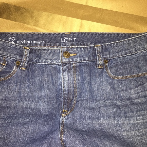 LOFT Modern Straight Jeans!