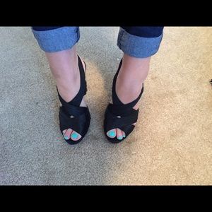 Black dressy high heels