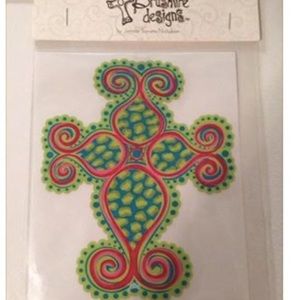 Brushfire Designs Cross Decal