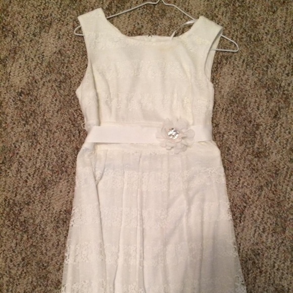 Beautiful White Lace Dress from Dillards - Picture 1 of 2