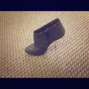 Black sparky booties