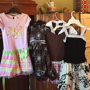 Four little girl dresses