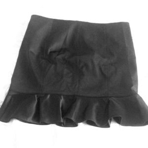 Marciano Black Satin Skirt size 6