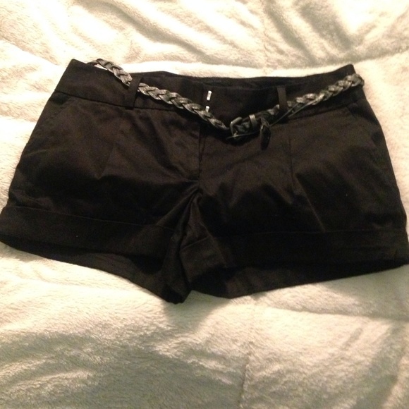 Black shorts by guess