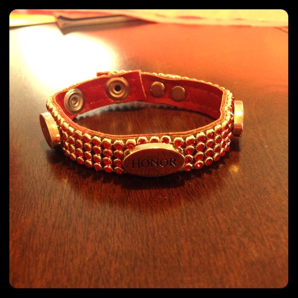 Red good works bracelet