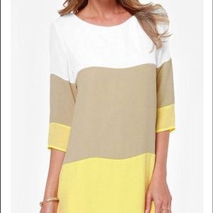 Round neck 3/4 sleeve dress (new without tags)