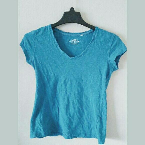 SO Wear It Declare It Blue V-Neck