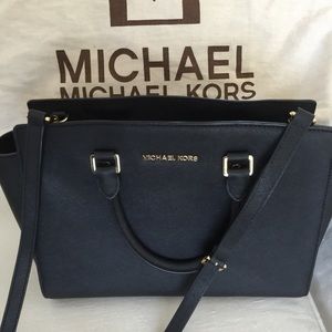 Michael Kors east west large Selma Saffiano  Bag