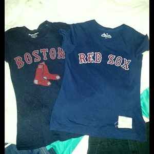 Set of 2  red sox tees.