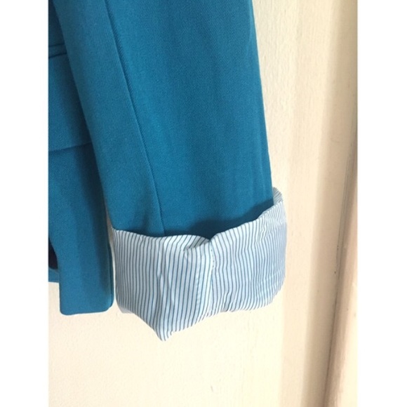 1HRSALE💙 Teal Boyfriend Blazer - Picture 4 of 4