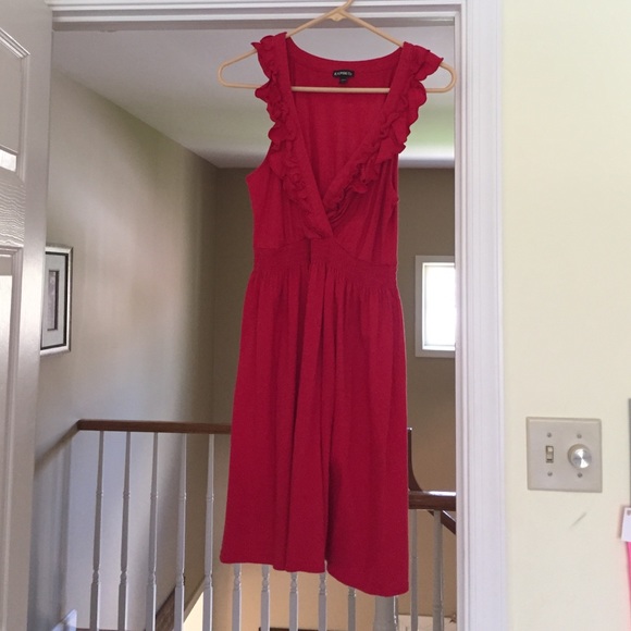 ❤️EXPRESS RED DRESS - Picture 2 of 3