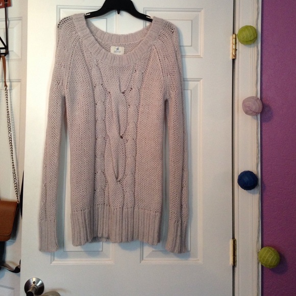 Cable knit sweater