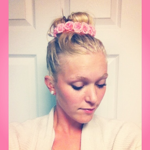 Flower Bun Crown