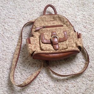 Longaberger small floral backpack