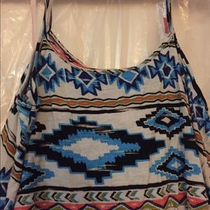 Loose tribal crop top