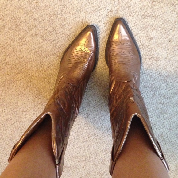 Bronze Cowboy Boots