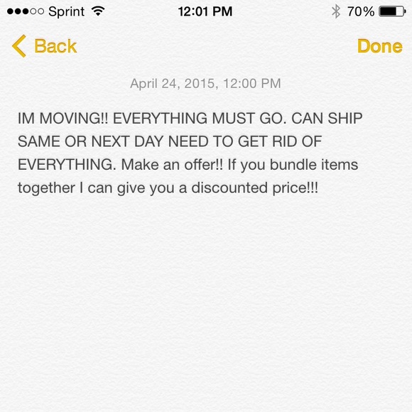 EVERYTHING MUST GO MAKE AN OFFER