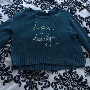 discontinued delia's brains + beauty crop top