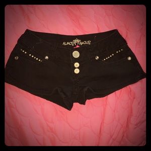 Almost Famous jeweled short shorts