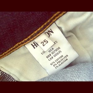 Hudson boot cut dark denim jeans