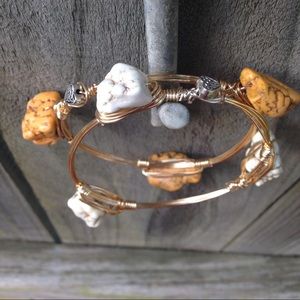 Bangle bracelets. Sold as a pair.