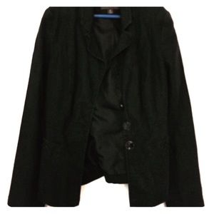 Black blazer with buttons