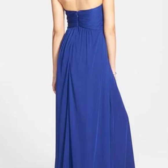 Long royal blue evening gown prom - Picture 2 of 3